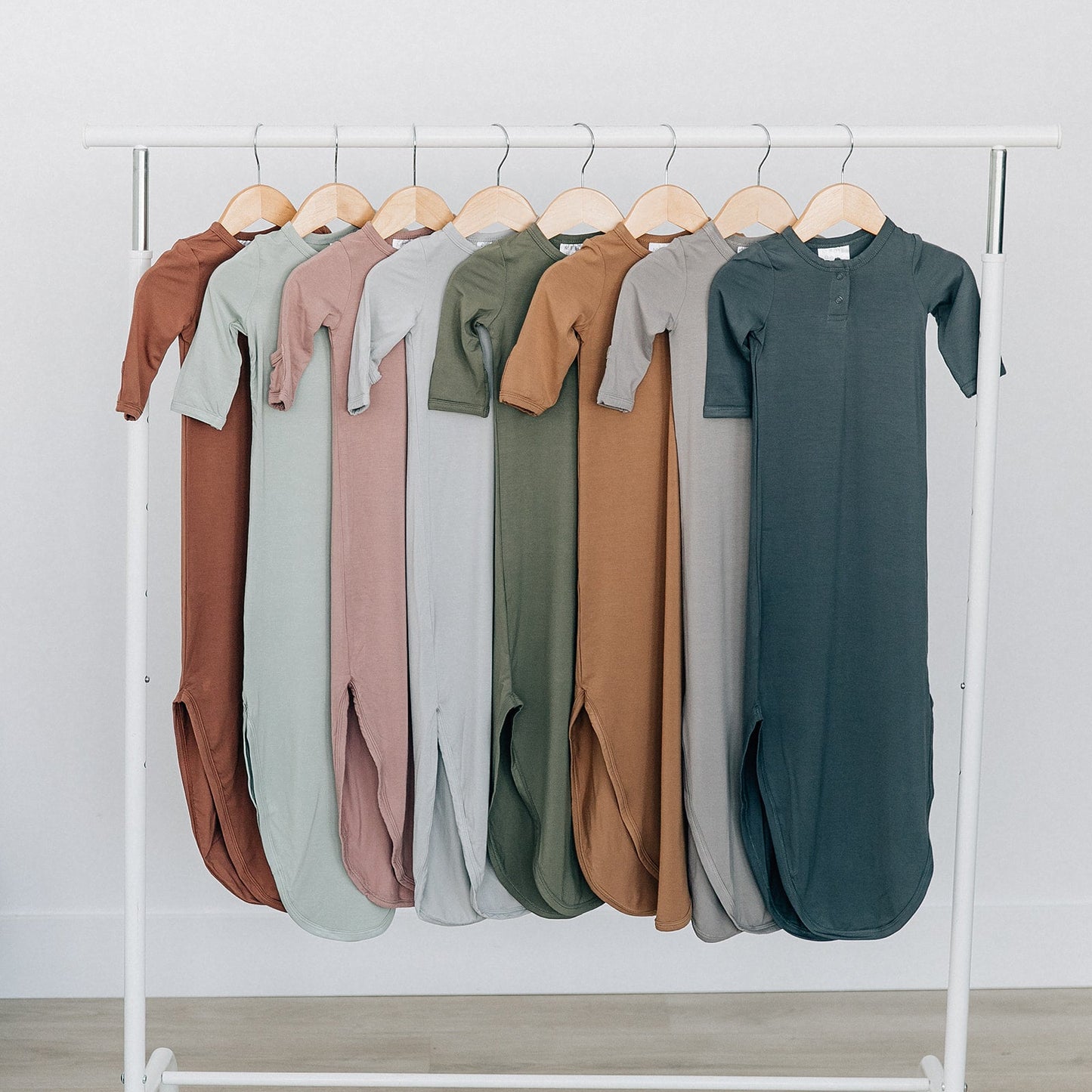bamboo knot gown // dusty rose