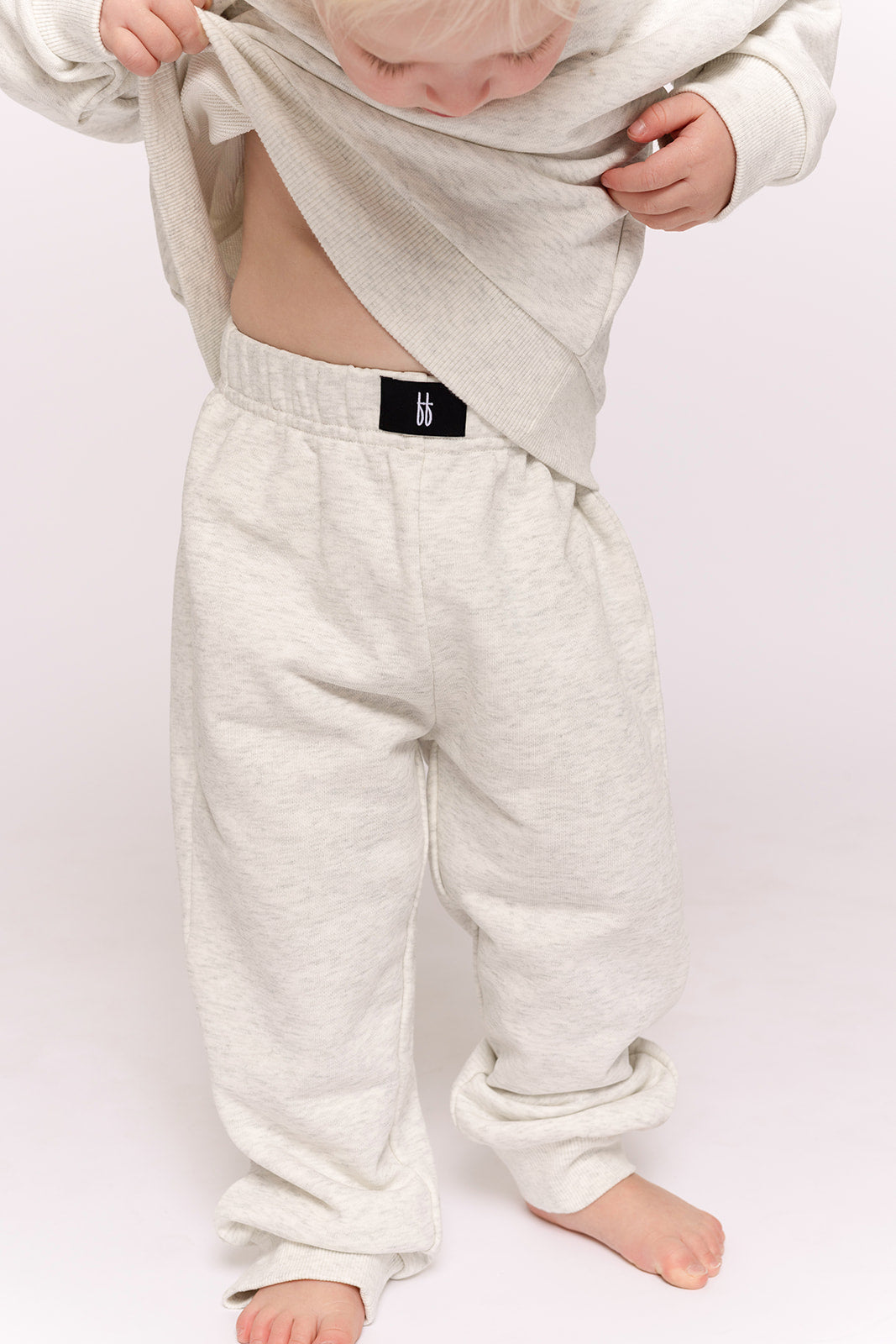 child sweat set // heather grey (mama + me)