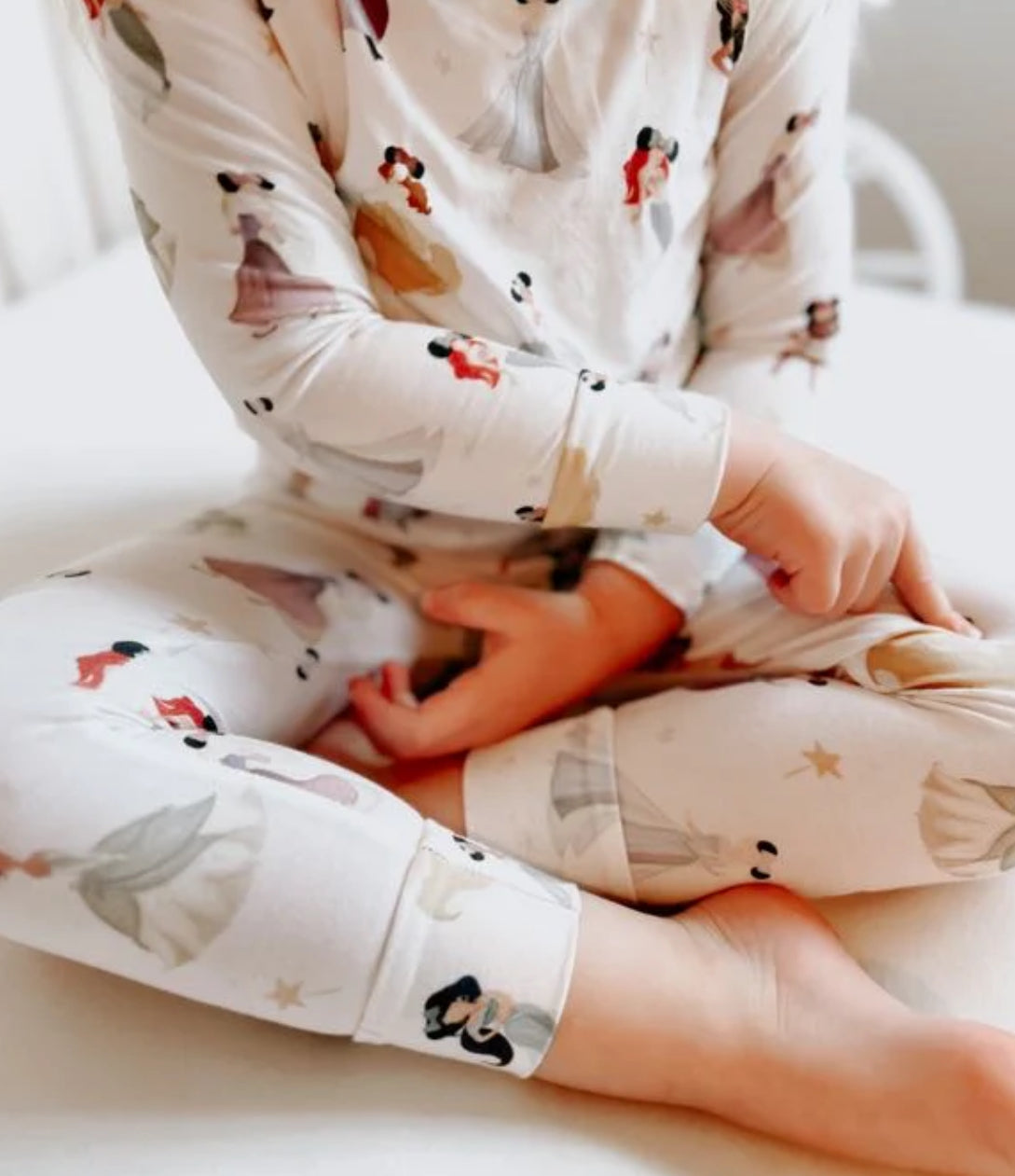 princess magic bamboo pajamas // ZIPPY or LONG-SLEEVE TWO-PIECE