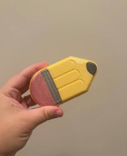 pencil bath bomb