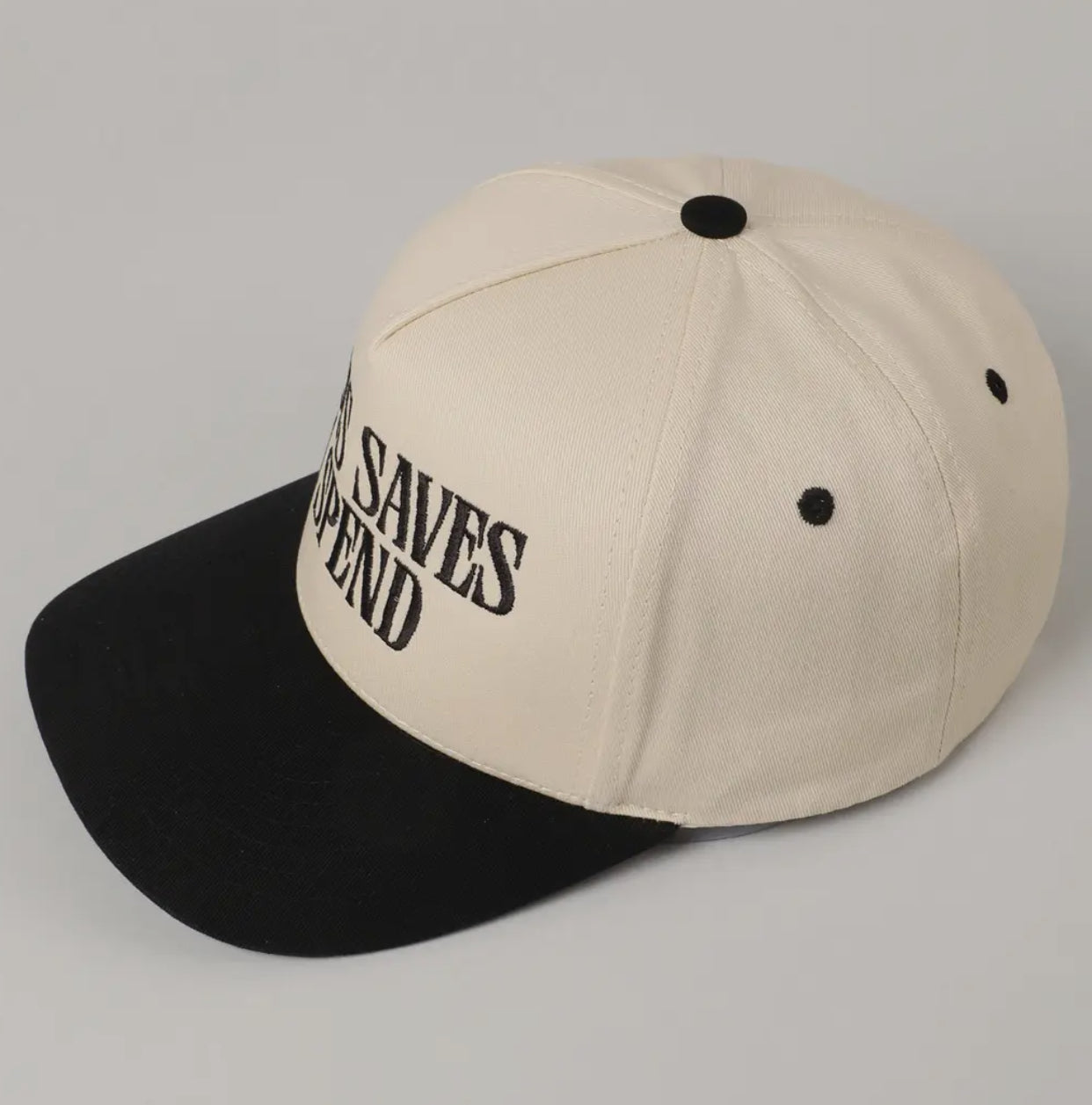 jesus saves i spend adult hat // 2 color options!