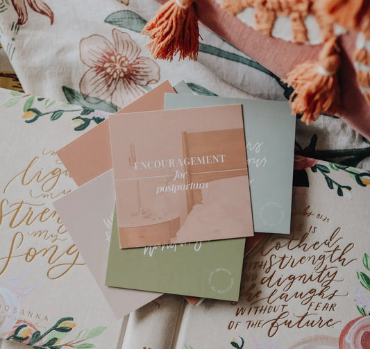bible verse card set // encouragement for postpartum