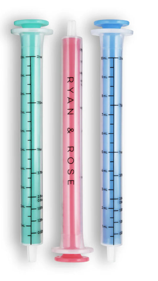 cutie dose: universal liquid medicine dose oral syringes // 3 pack