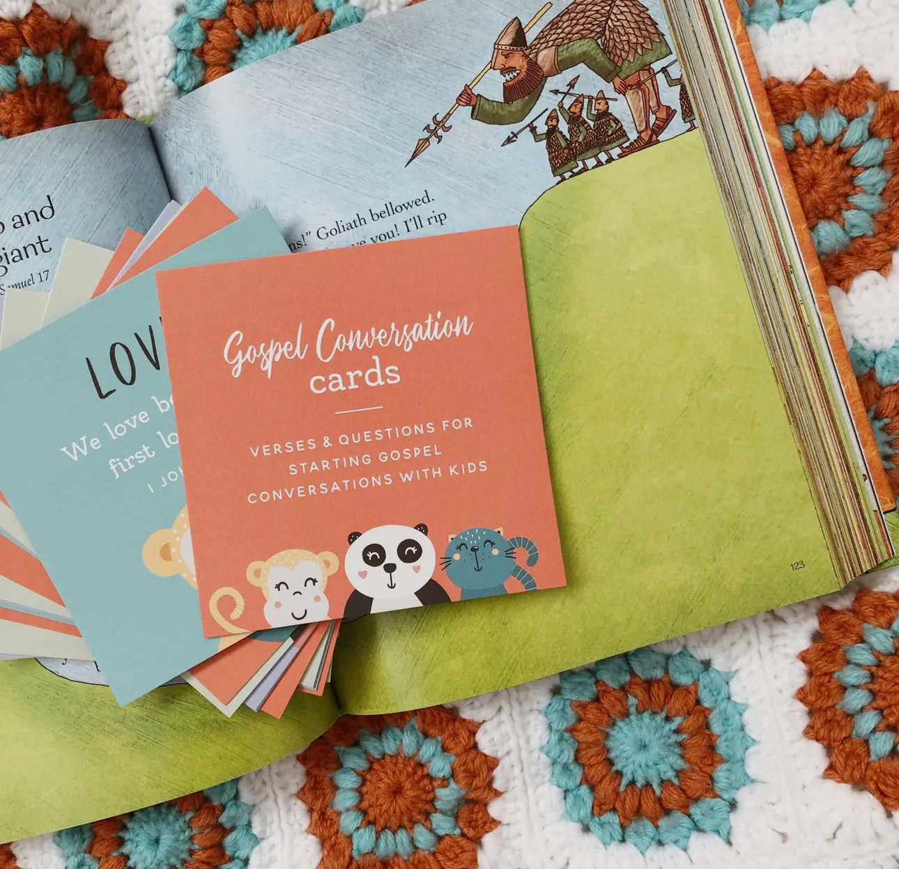 bible verse card set // gospel conversations for kids
