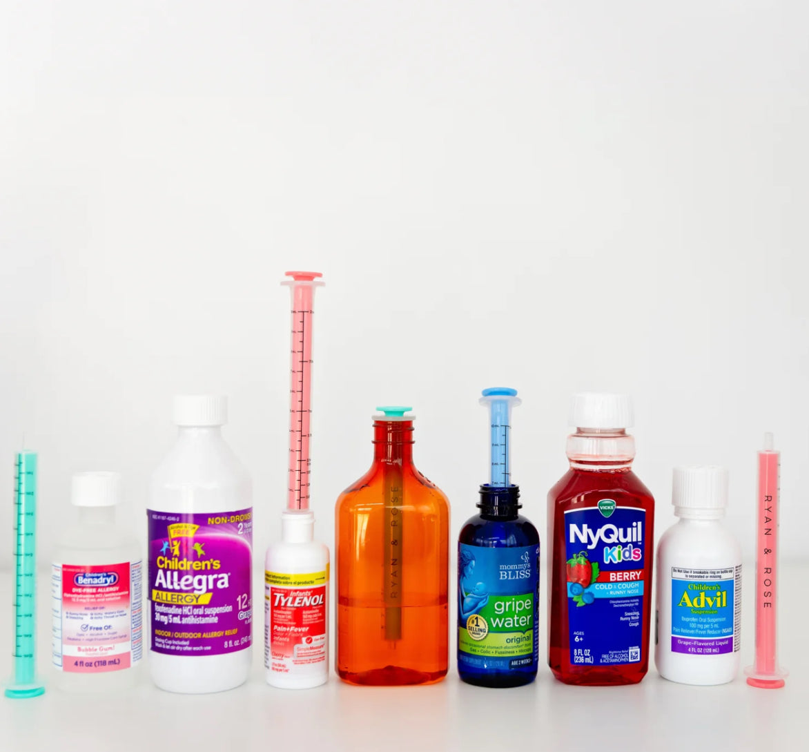 cutie dose: universal liquid medicine dose oral syringes // 3 pack