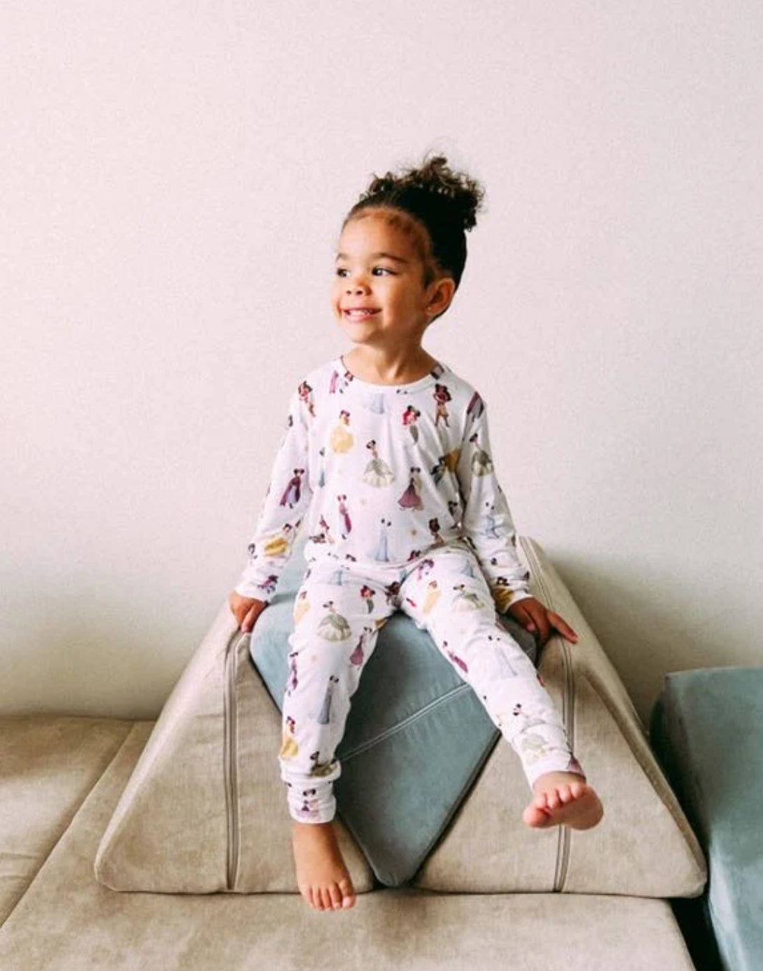 princess magic bamboo pajamas // ZIPPY or LONG-SLEEVE TWO-PIECE