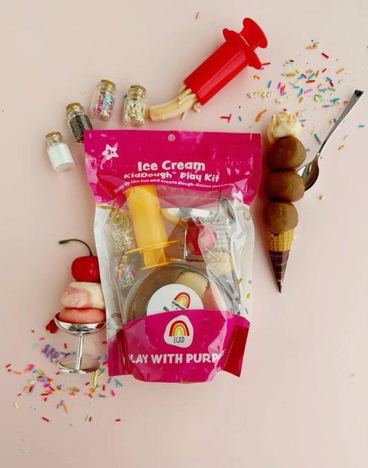 ice cream kid-dough play kit
