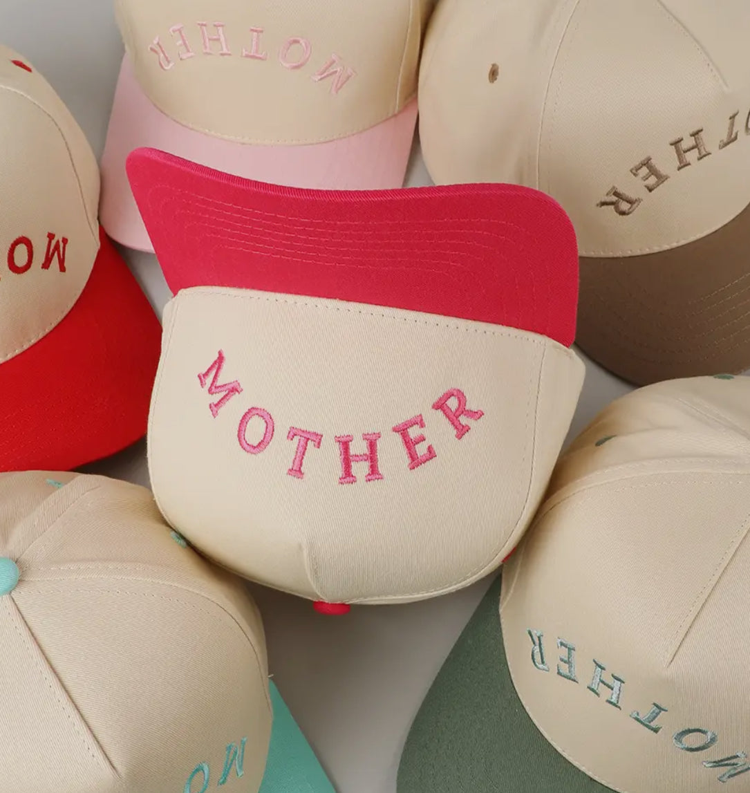 upside down MOTHER hat // 4 color options!