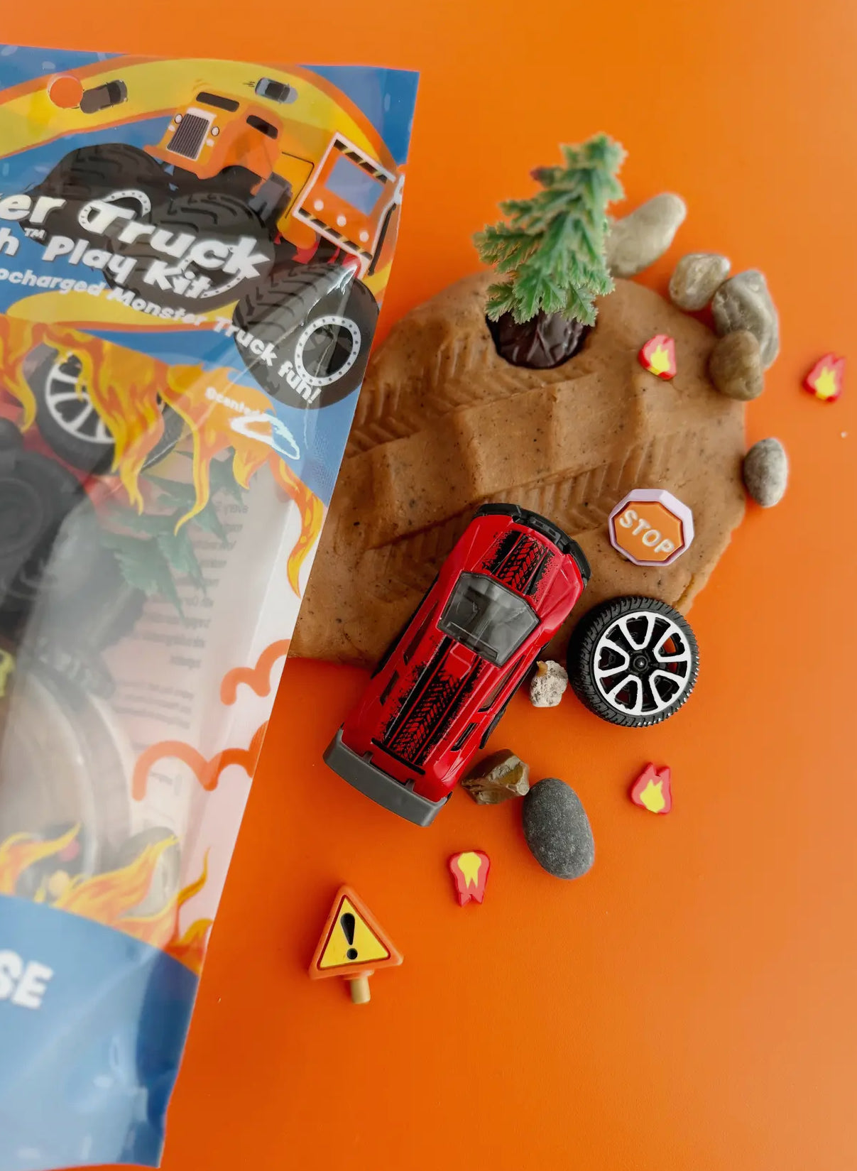 monster truck kid-dough play kit