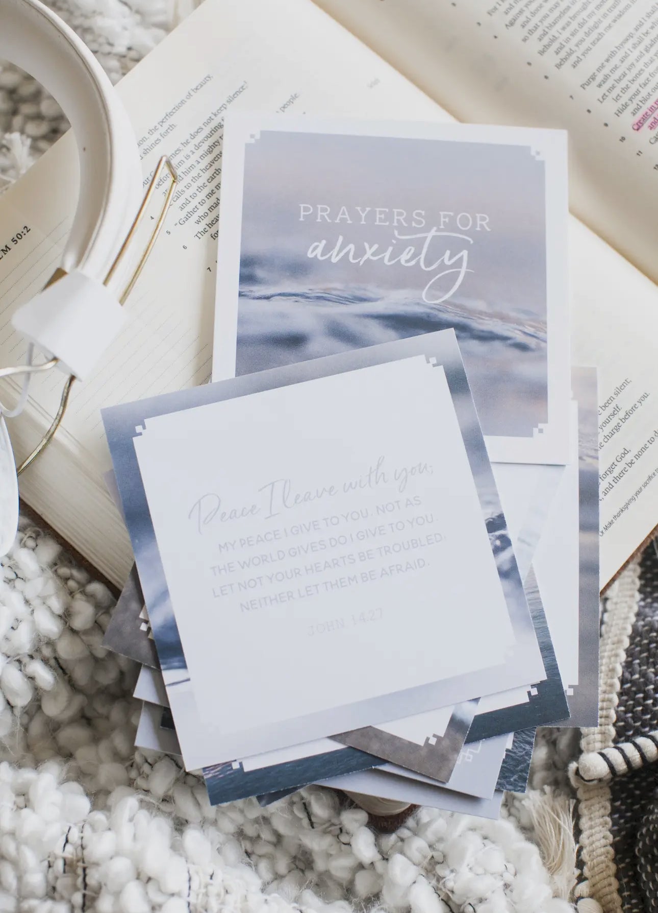 bible verse card set // prayers for anxiety