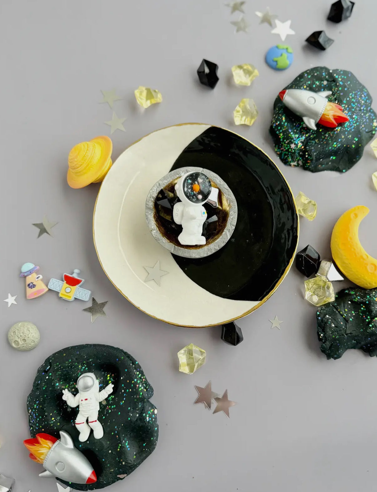 space kid-dough play kit