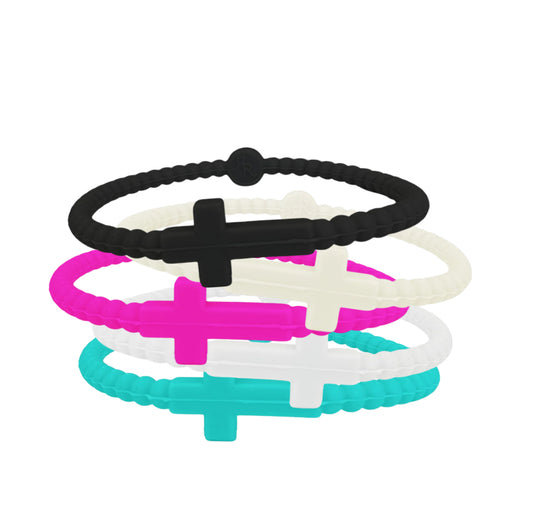 set of 5 jesus bracelets *KIDS SIZE* // rockstar