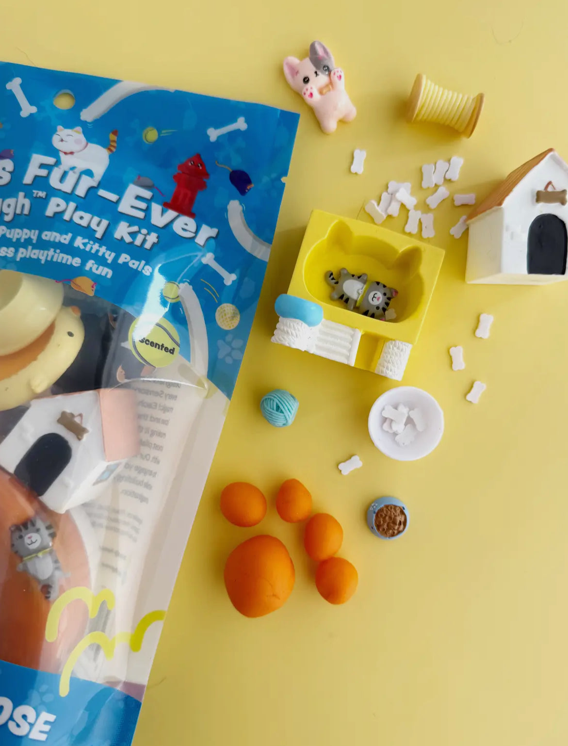 friends fur-ever kid-dough play kit