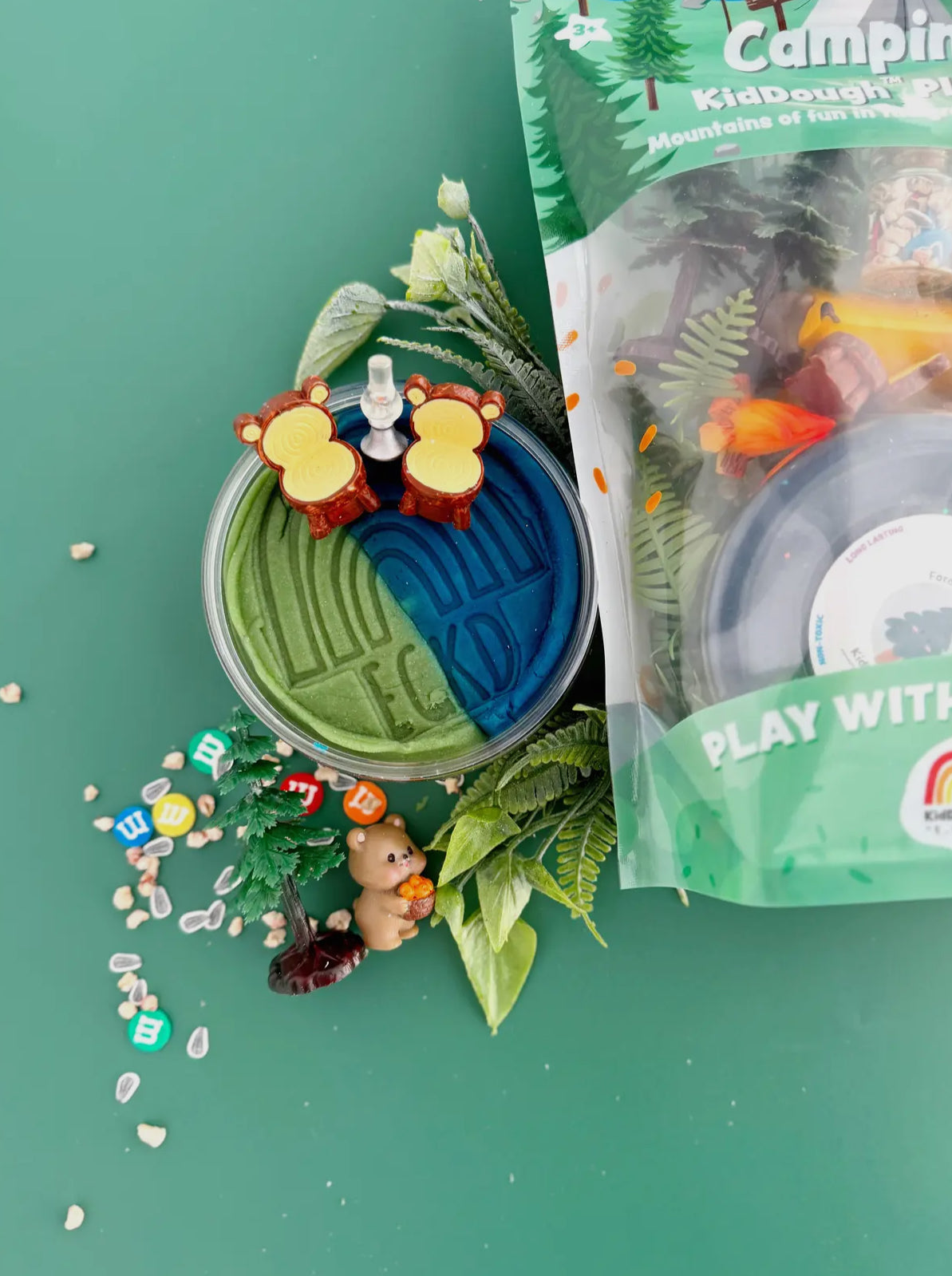 camping kid-dough play kit
