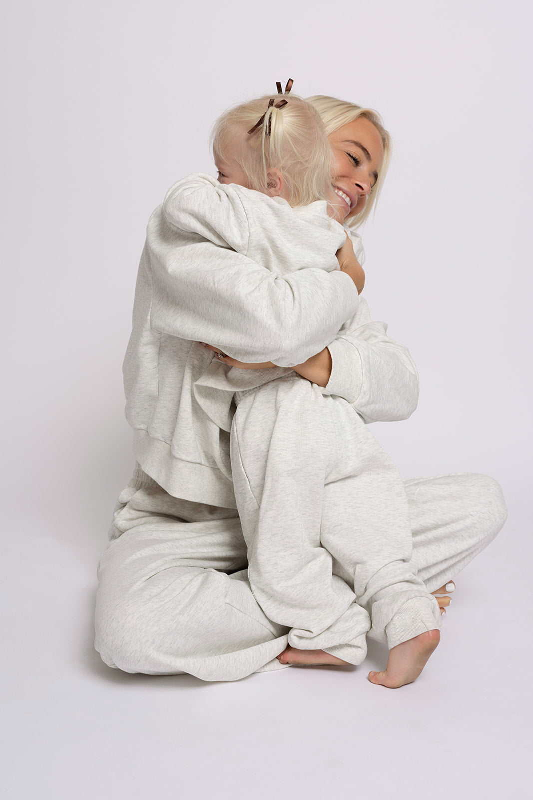 child sweat set // heather grey (mama + me)