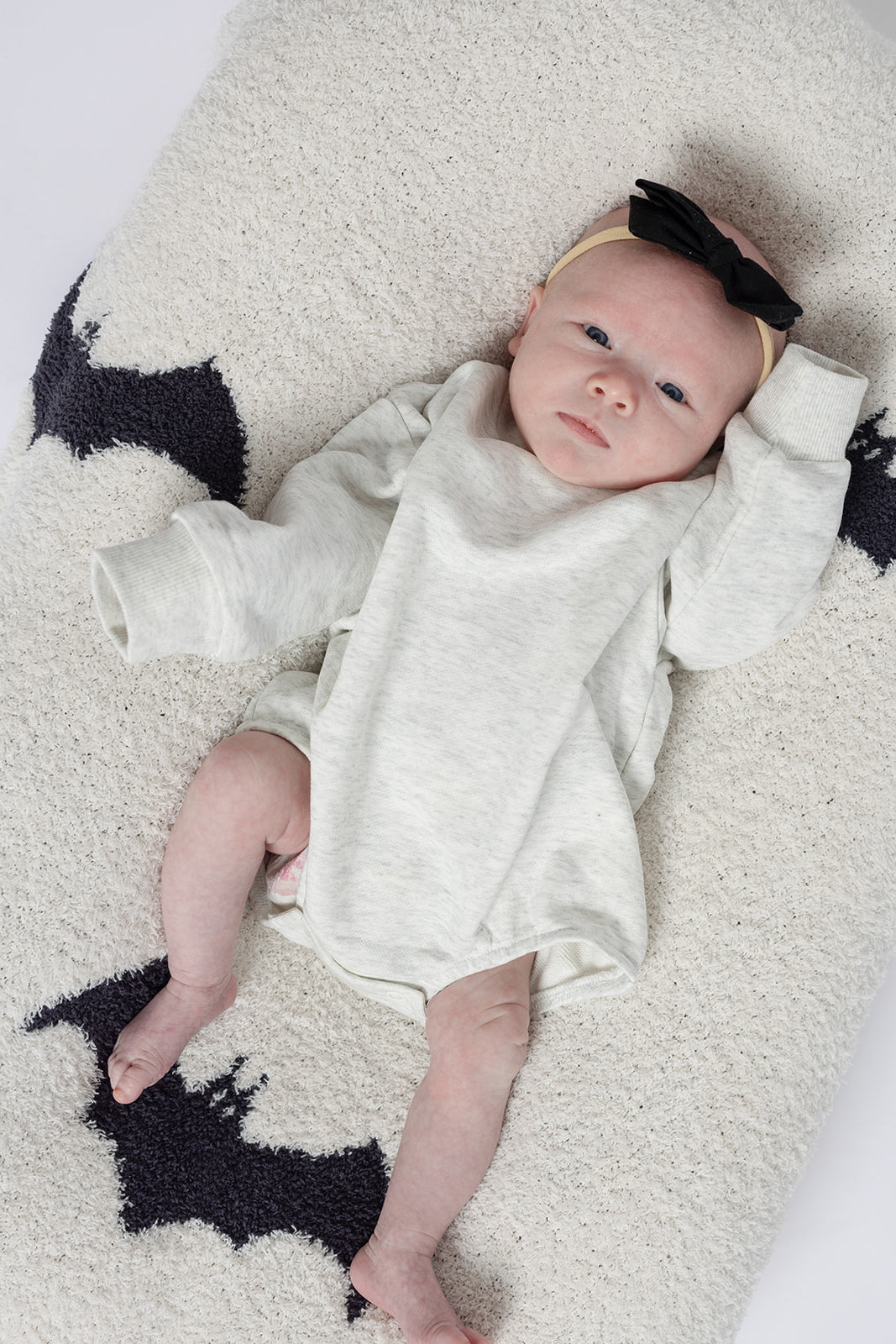 sweatshirt romper // heather grey (mama + me)