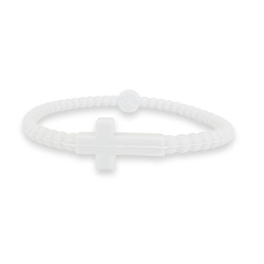 set of 5 jesus bracelets *KIDS SIZE* // white