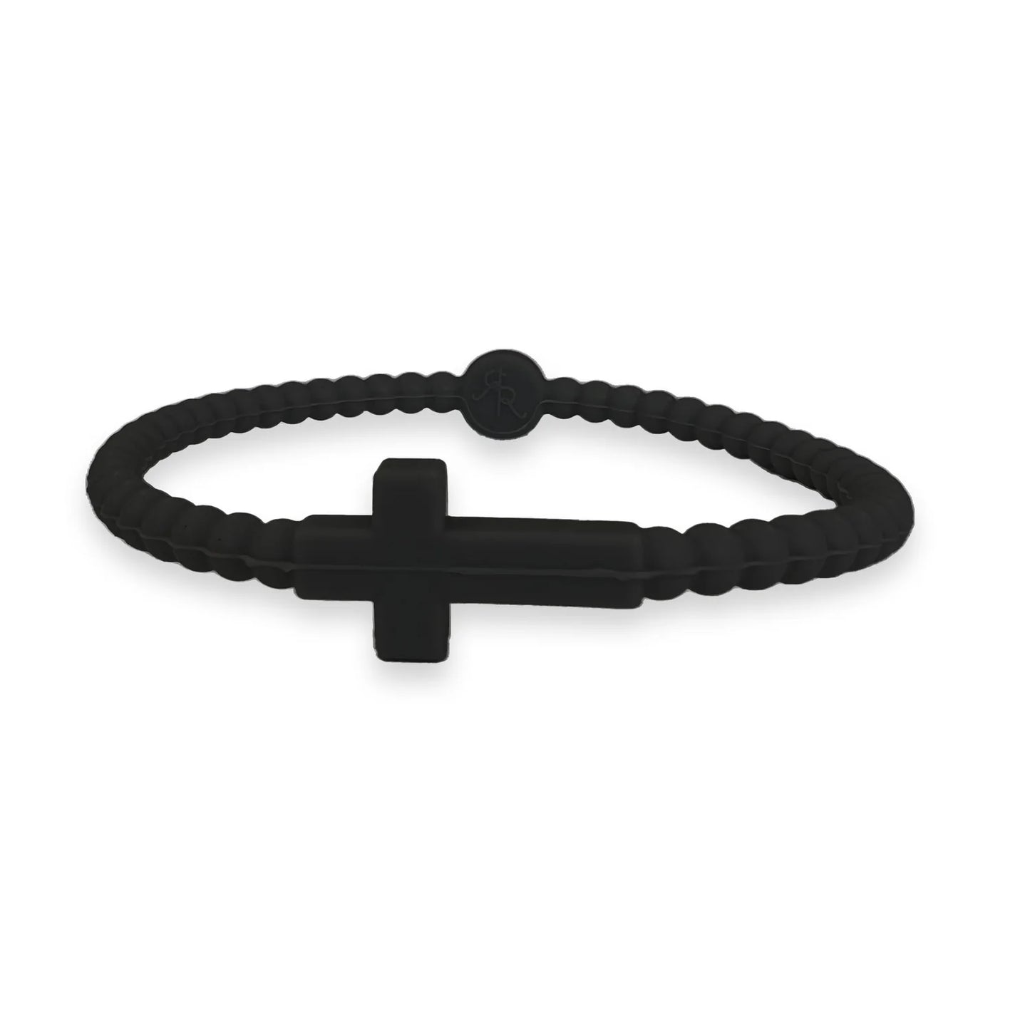 set of 5 jesus bracelets // black