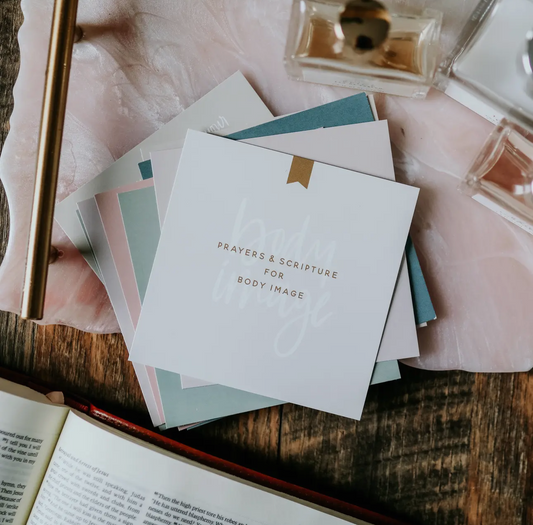 bible verse card set // prayers for body image