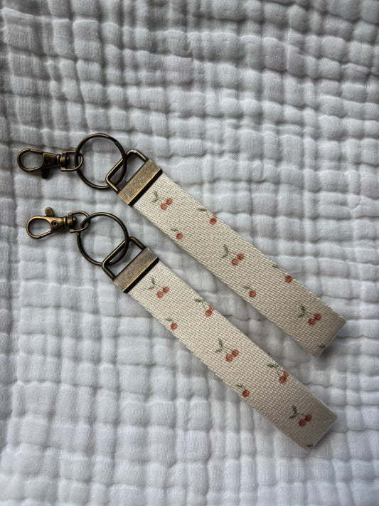 key chain // cherries