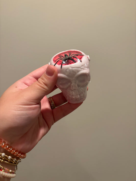 mini halloween skull bath bomb bucket
