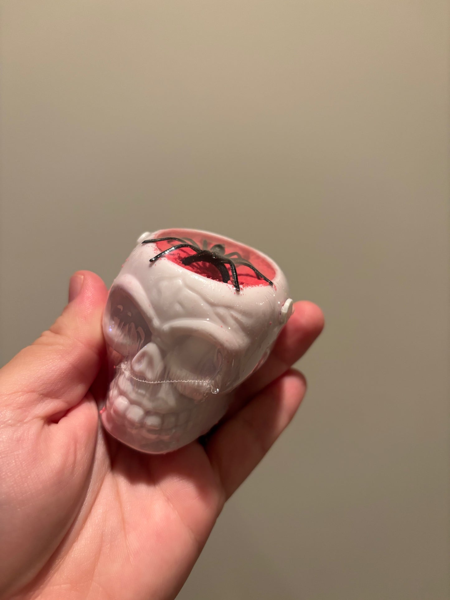 mini halloween skull bath bomb bucket