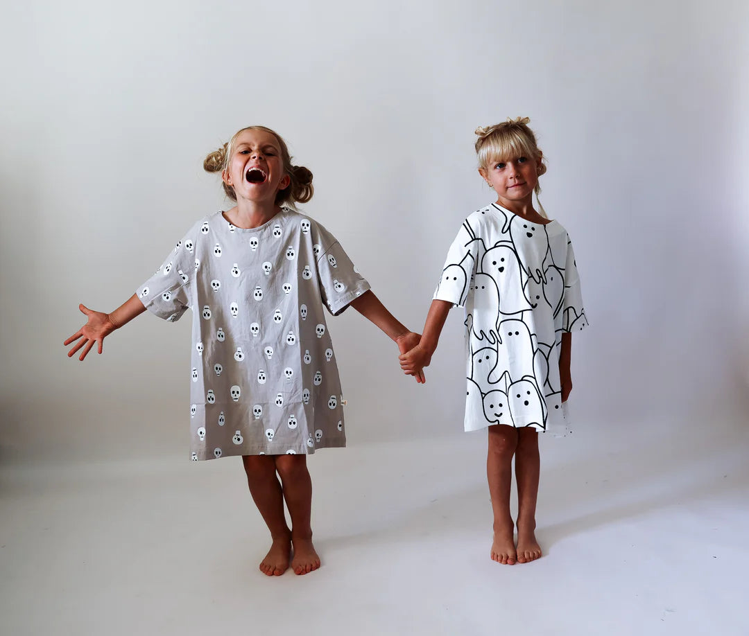 ghosts all over dress