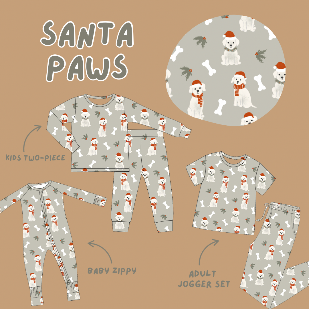 santa paws BAMBOO PREORDER // OPEN UNTIL 9.10 // SHIPS IN NOV