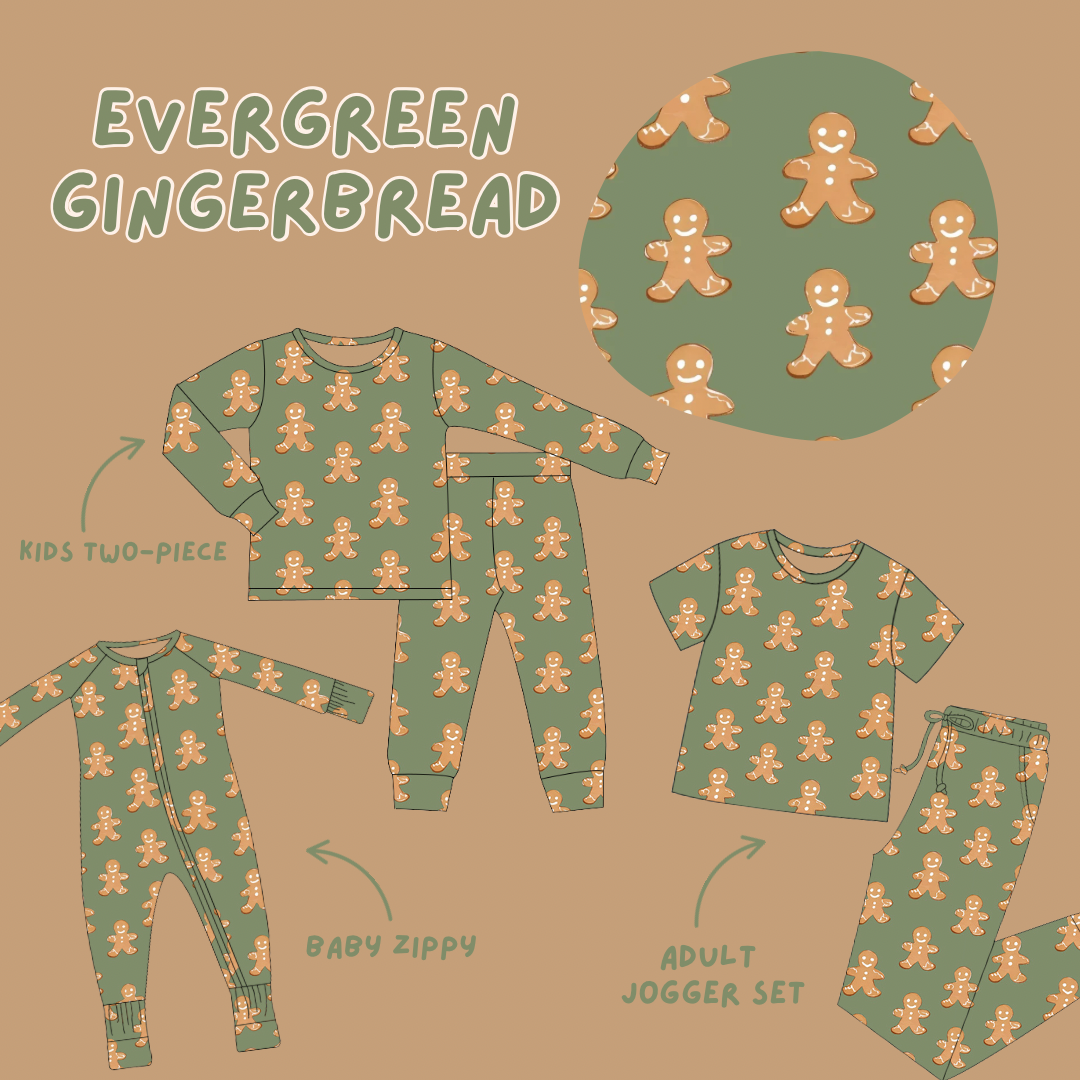 evergreen gingerbread BAMBOO PREORDER // OPEN UNTIL 9.10 // SHIPS IN NOV