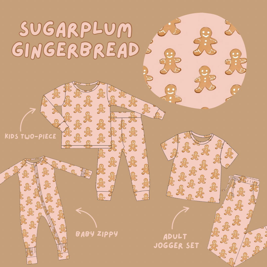 sugarplum gingerbread BAMBOO PREORDER // OPEN UNTIL 9.10 // SHIPS IN NOV