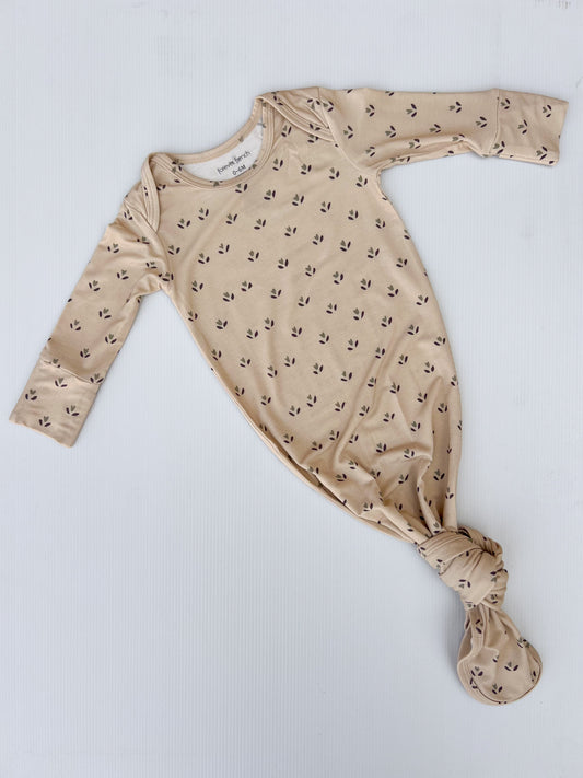 bamboo knotted gown // flora
