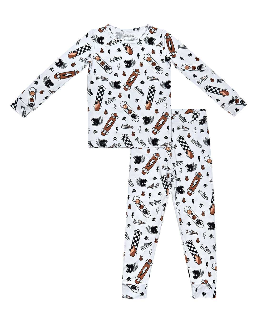 skater bamboo pajamas // LONG-SLEEVE TWO-PIECE SET