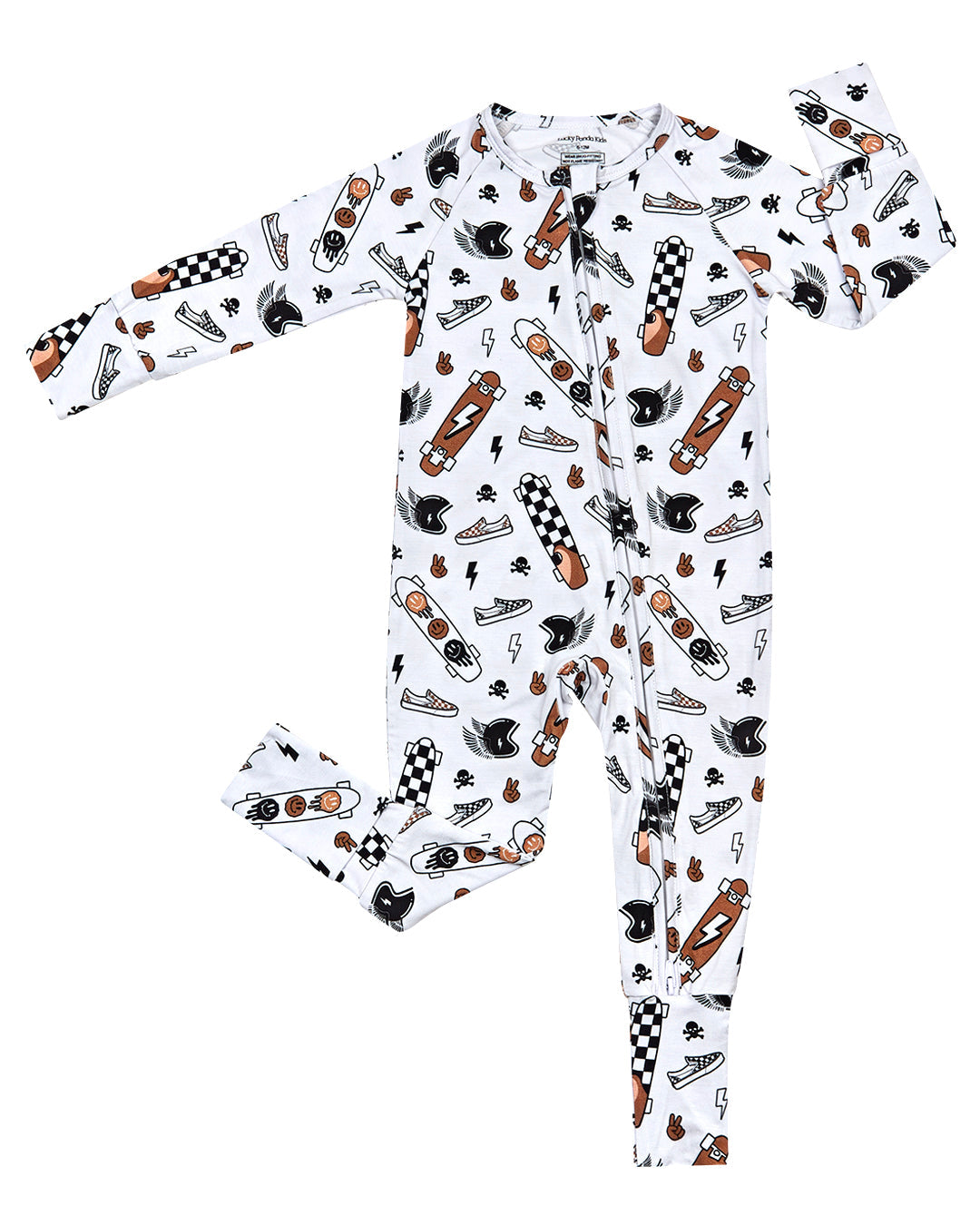 skater bamboo pajamas // ZIPPY
