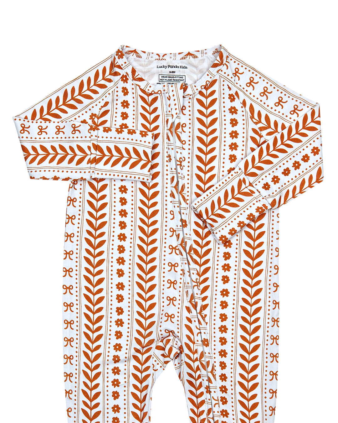 boho daisy bamboo pajamas // ZIPPY