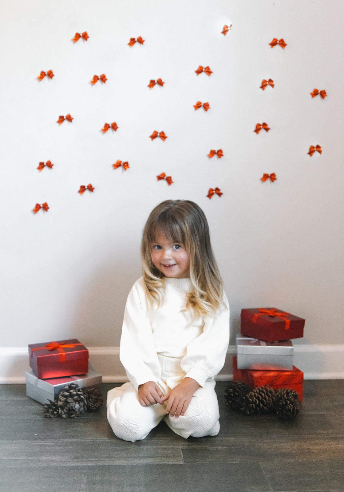 presley knit set // ivory