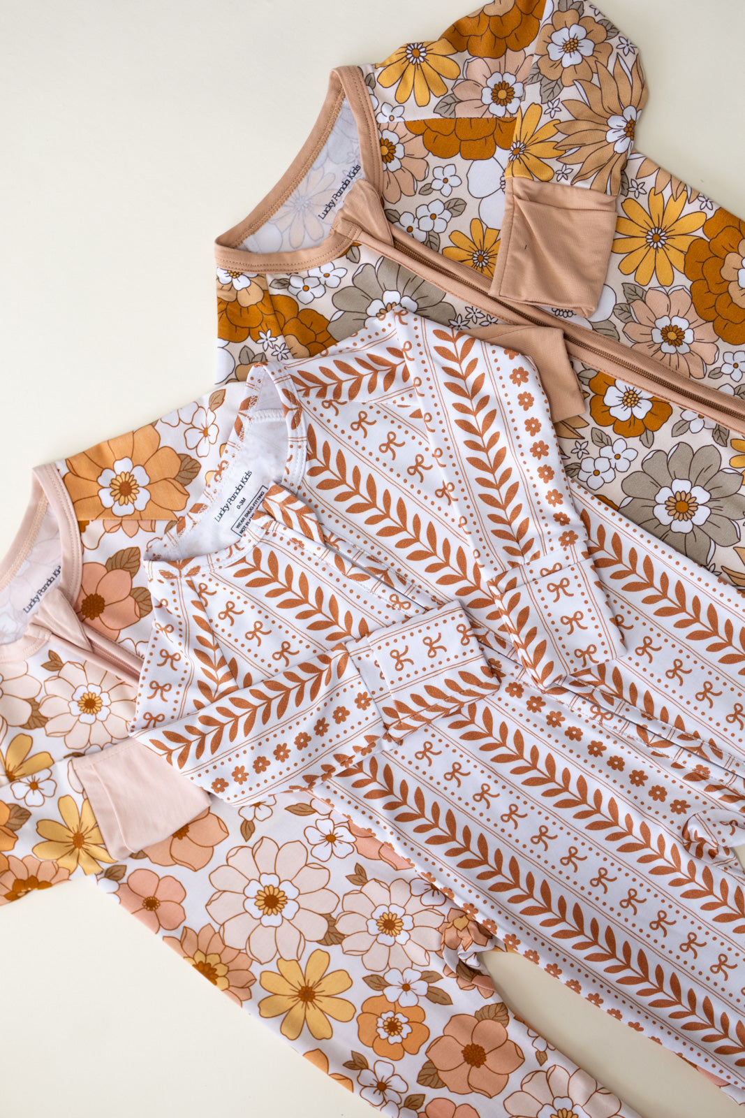 petal pop bamboo pajamas // ZIPPY