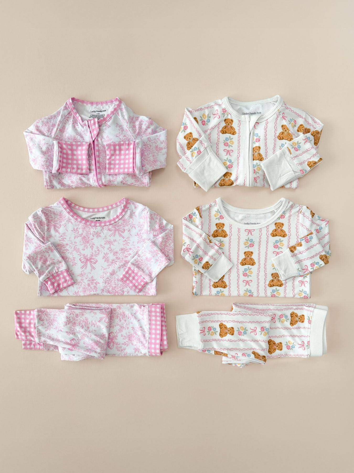 petal whimsy bamboo pajamas // LONG-SLEEVE TWO-PIECE SET