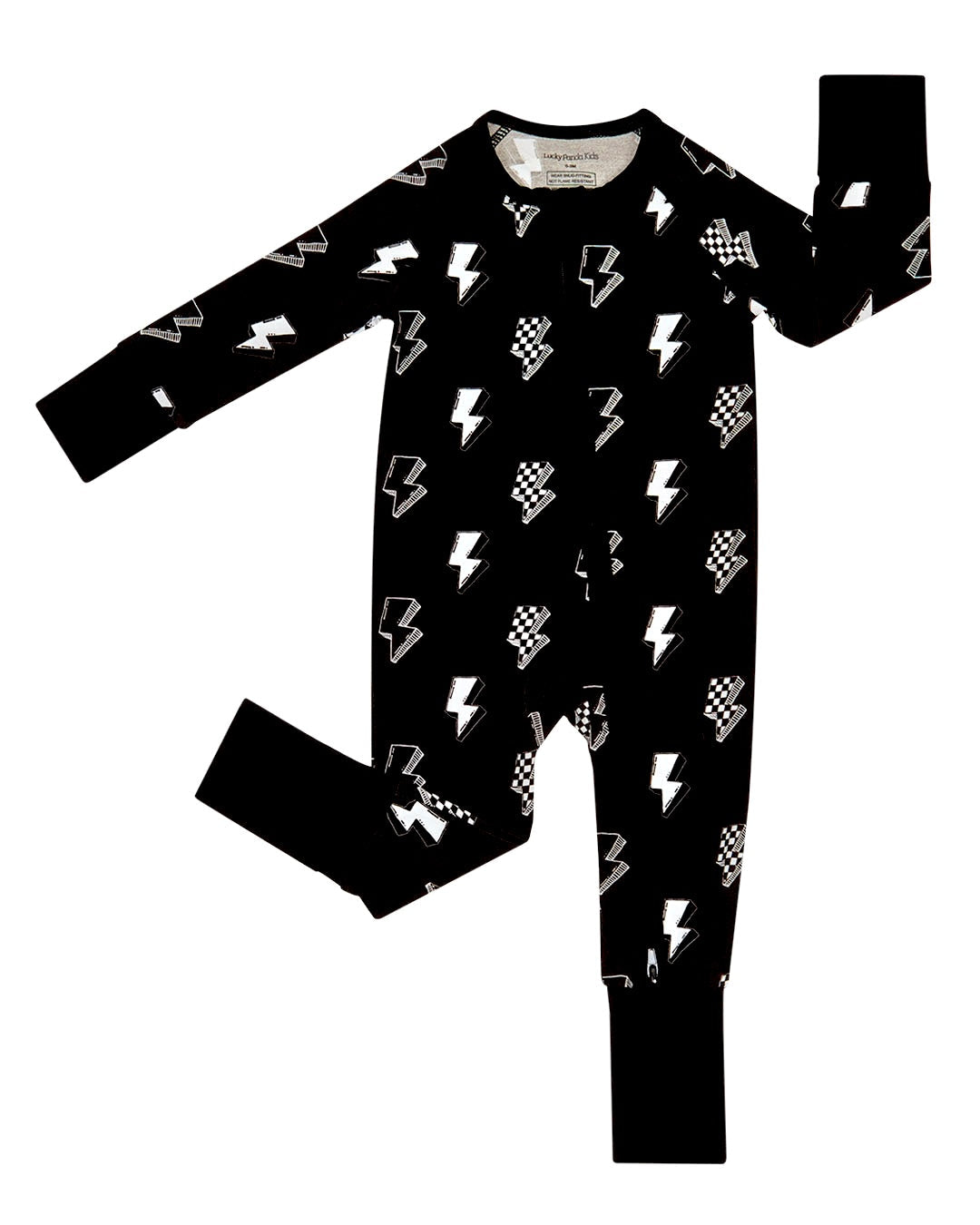 ink bolts bamboo pajamas // ZIPPY