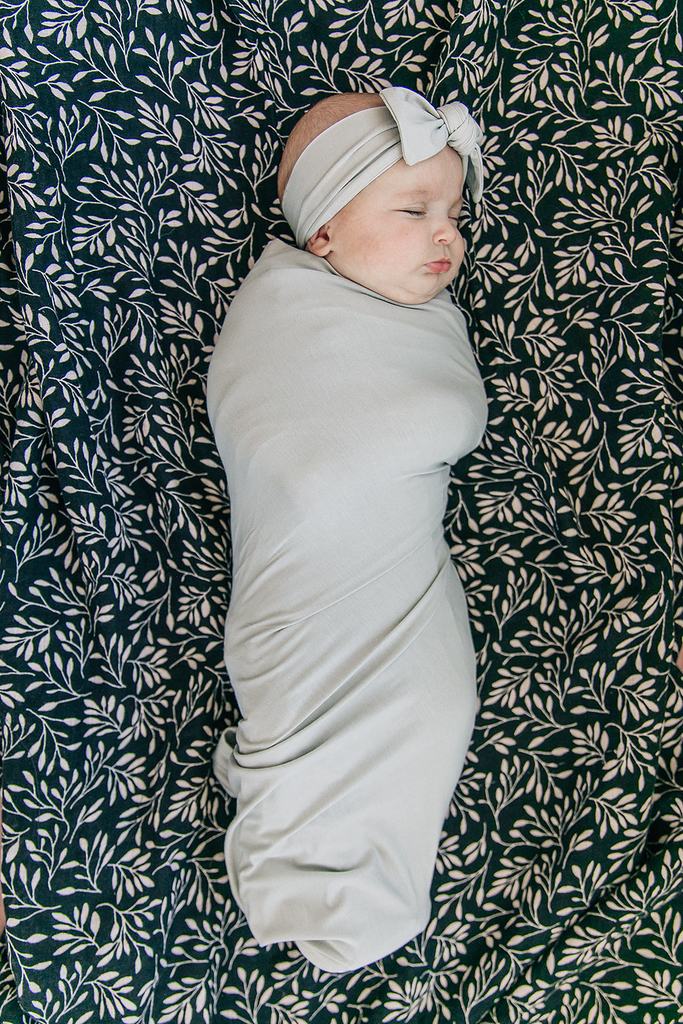 bamboo head wrap // stone