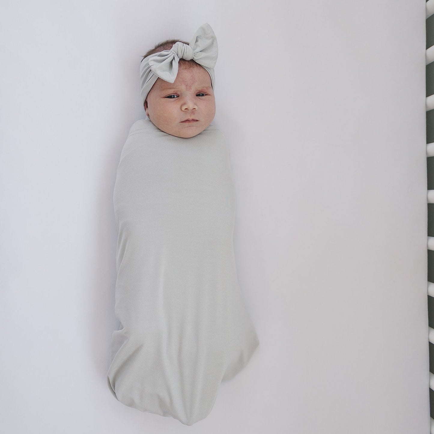 bamboo hat OR head wrap + swaddle set // stone