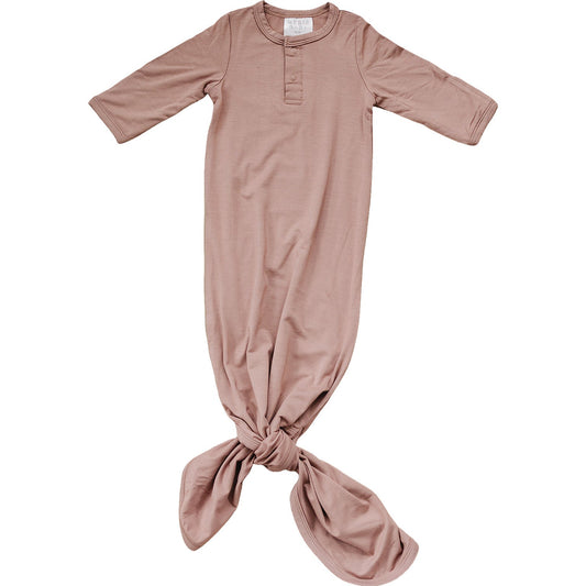 bamboo knot gown // dusty rose