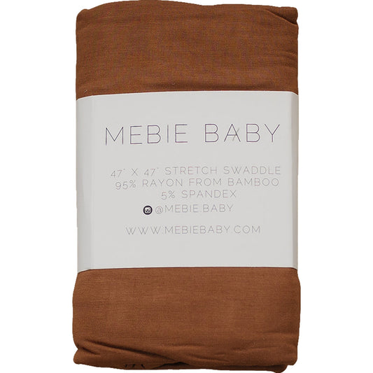 bamboo stretch swaddle // rust