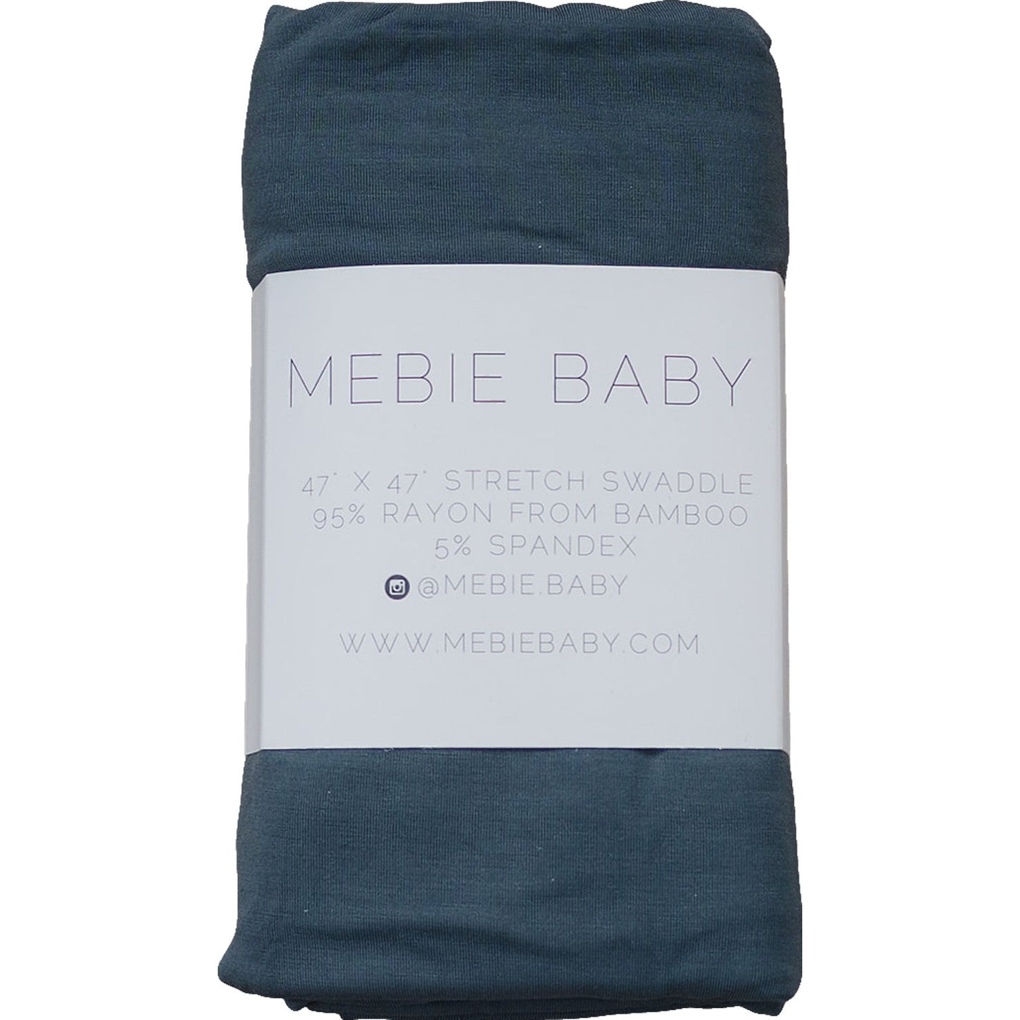 bamboo stretch swaddle // charcoal