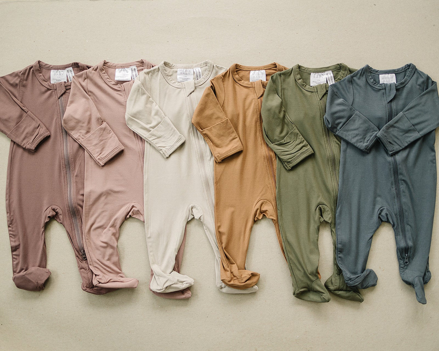 plum bamboo footie
