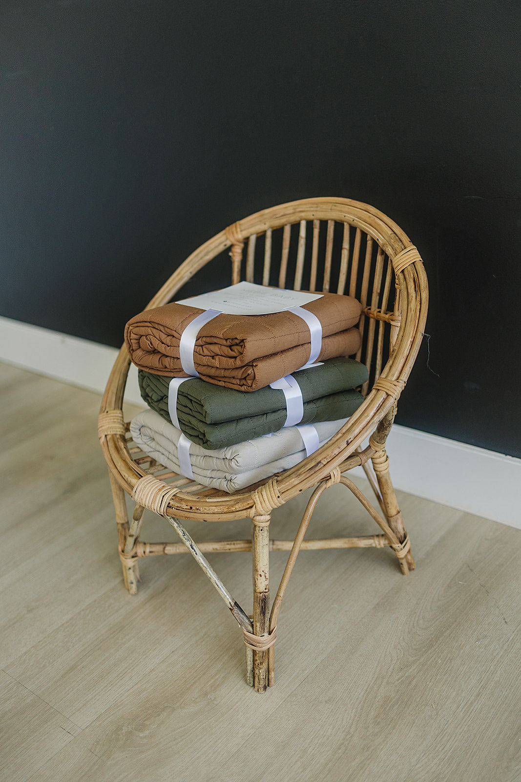 bamboo quilt // olive