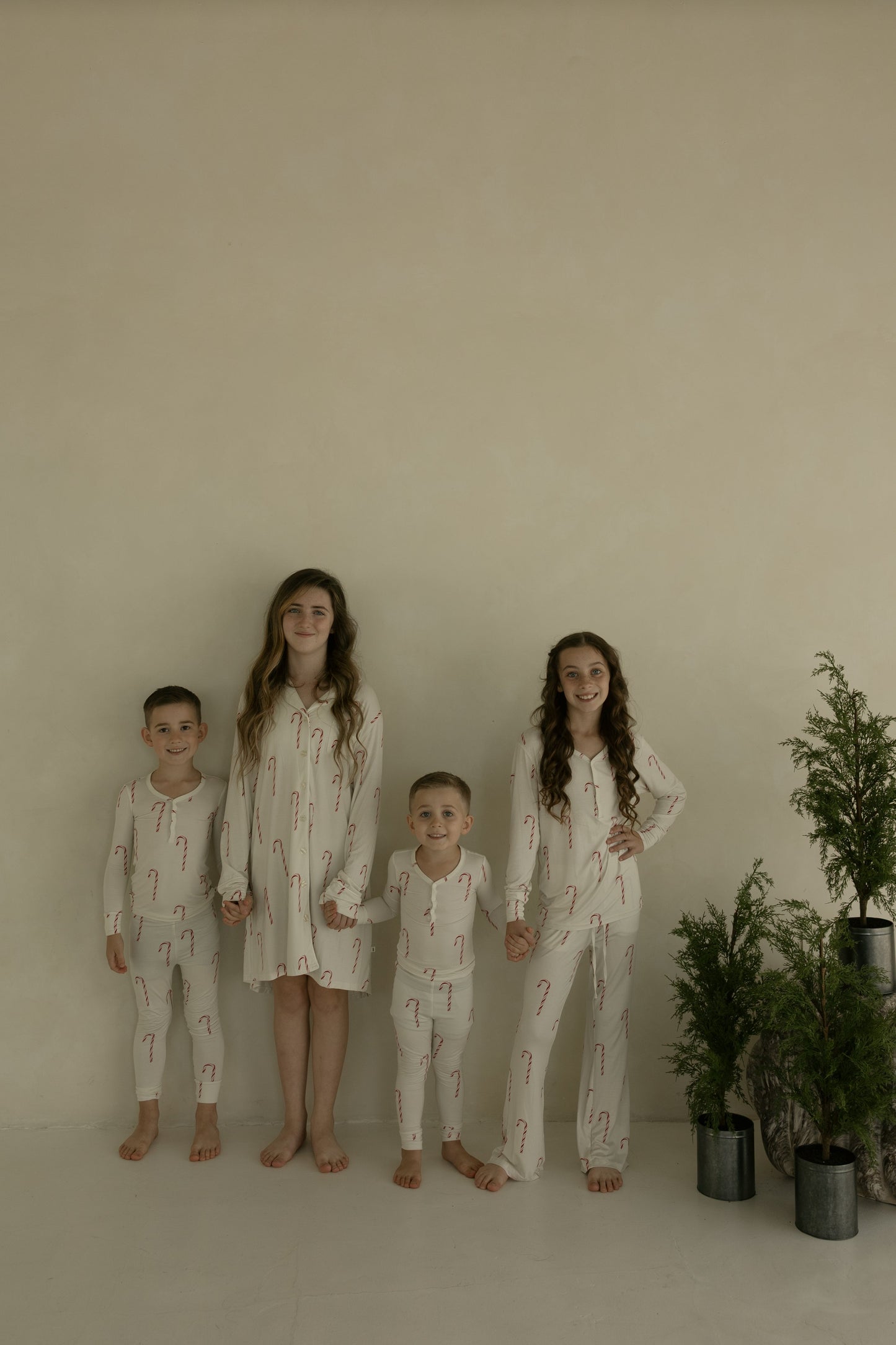 women’s bamboo sleeping dress // candy cane (*comes in family matching*)