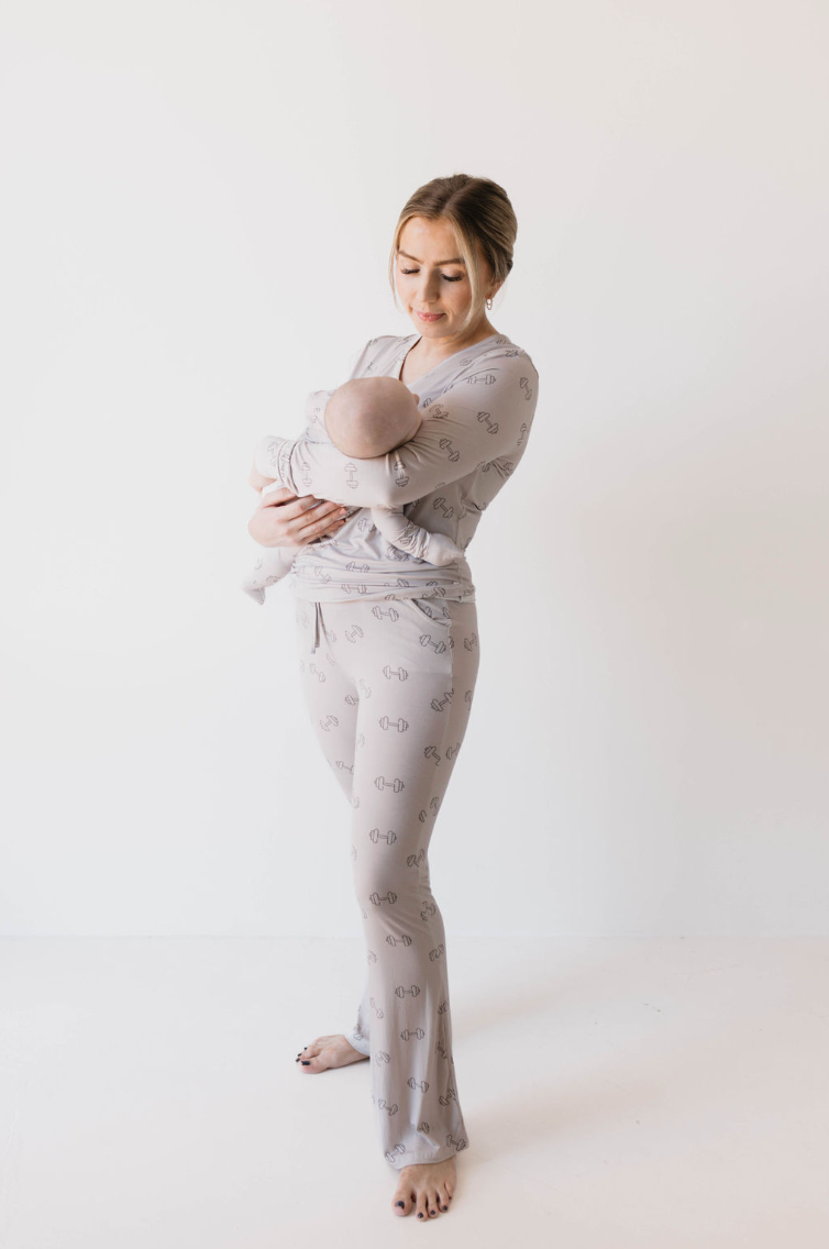 women's bamboo pajamas // arm day