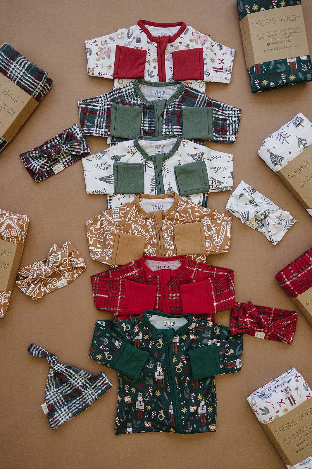 red nutcracker bamboo pajamas // ZIPPY