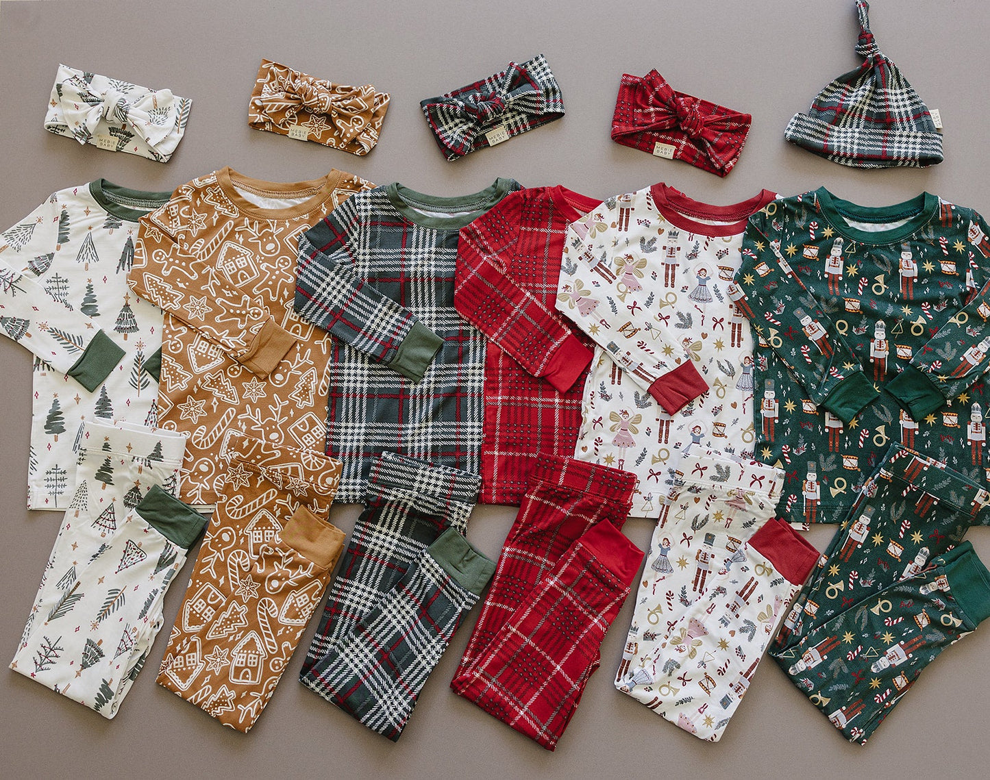 red nutcracker bamboo pajamas // LONG-SLEEVE TWO-PIECE SET (*available in extended sizing*)