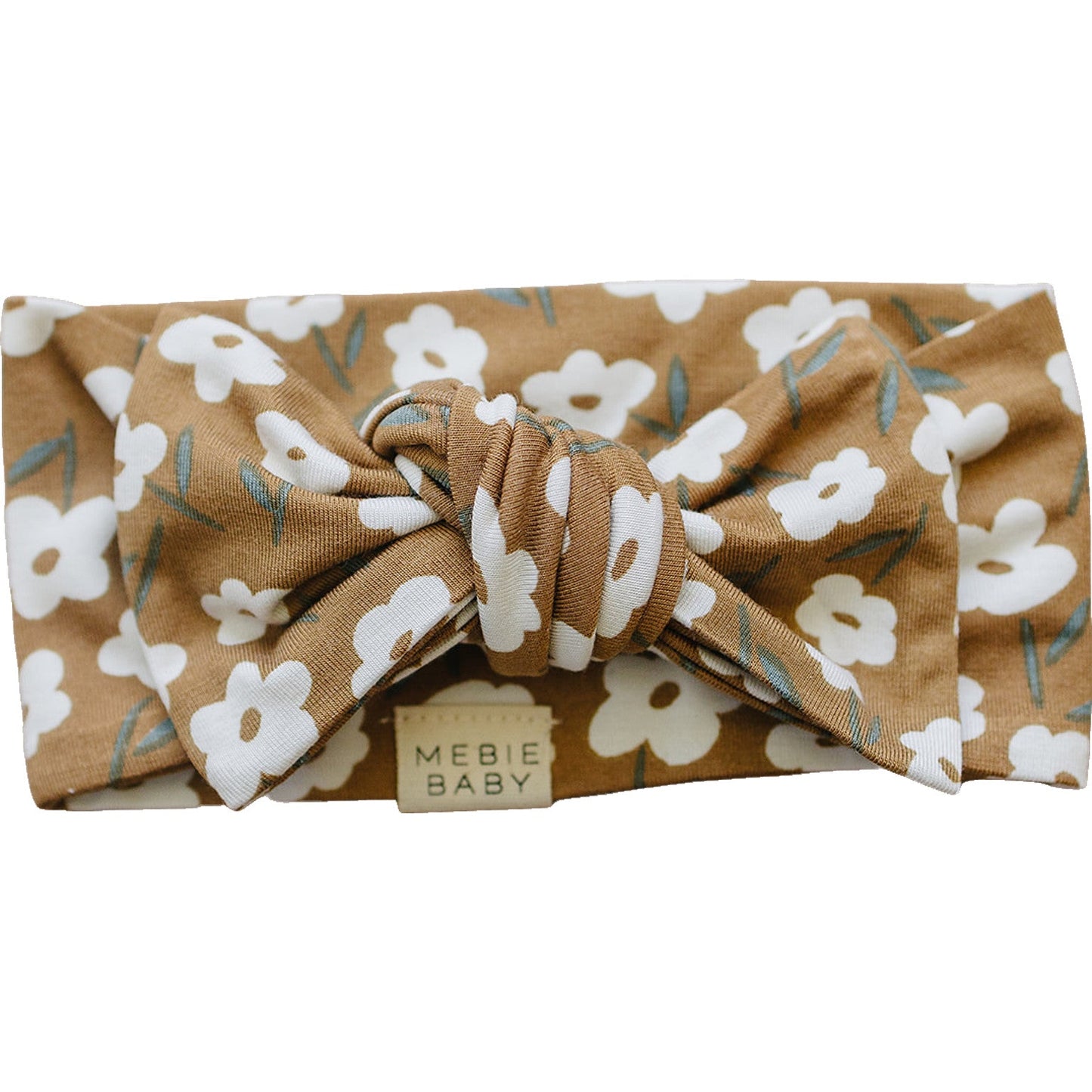 bamboo head wrap // mustard floral